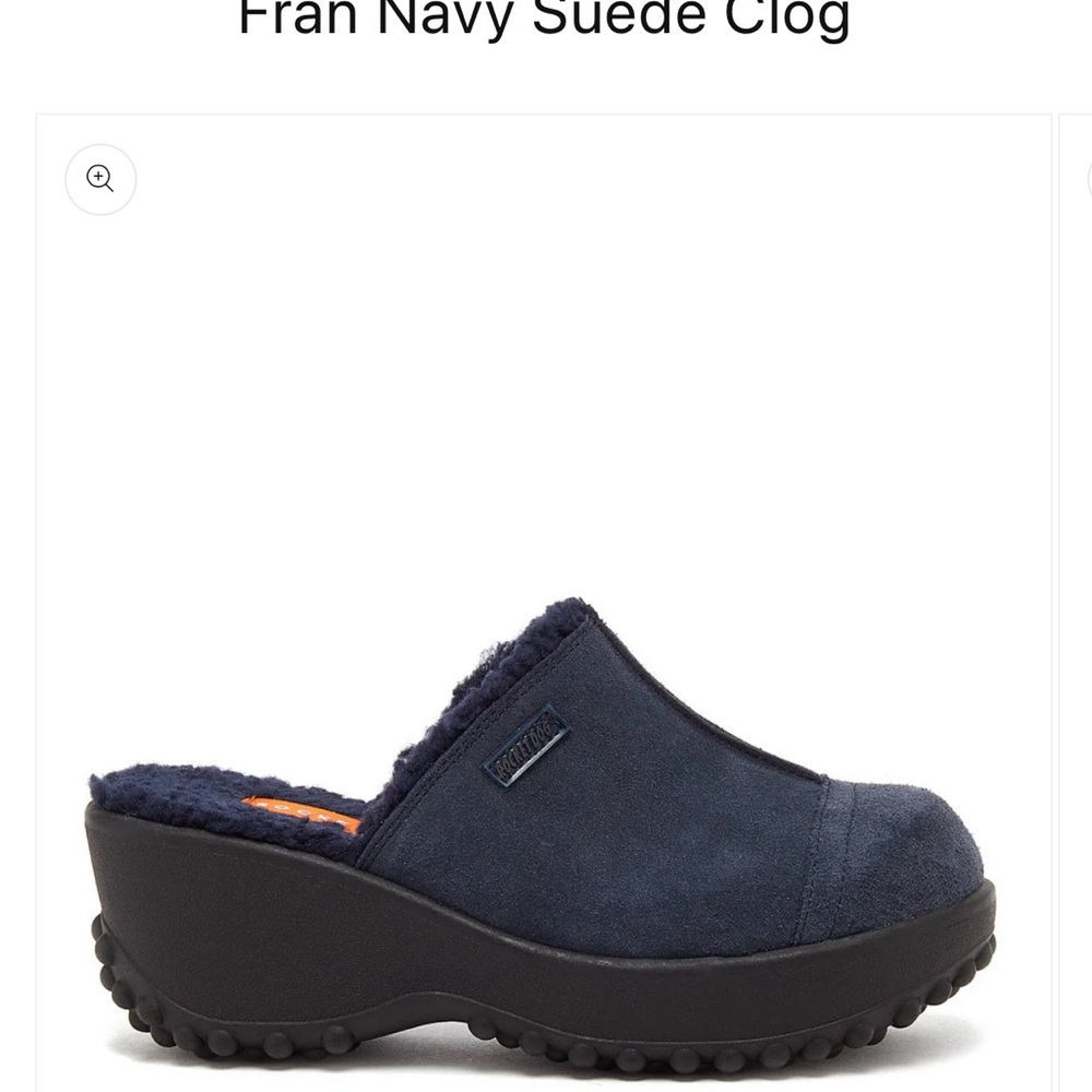 Rocket Dog - Fran Navy Suede Clog - Size 8.5
